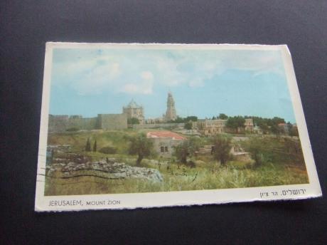 Mount Zion heuvel Jerusalem Israël muren van de oude stad